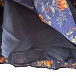 Madewell Blue Floral Ruffle Sleeve in Climbing Vine Blouse Shirt Top SZ S #2214 Photo 6