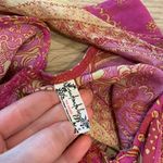 Free People Intimately  Beau Slip Dress Red Pink Yellow Mini Size XS Photo 2