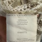 O'Neill O’Neill Open Front Striped Knit Cardigan Sweater Size Large – Beige/Taupe Photo 3