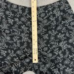 Charter Club  Floral Print Linen Blend Capri Pants Black White Size 10 Photo 9