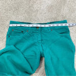 Etro Milano Women’s Wide Leg Pants Mid Rise Velvet Green Retro 90s Size 27 Photo 11