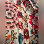 BASS co paisley Floral Print Tunic Top size M medium Red Photo 8