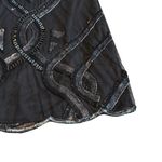 Gatsby Lady London Black Sequin Shift Dress Mini Length Flapper 1920s Size 12 Photo 7