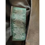 Ralph Lauren Lauren Black Mixed Media Faux Leather Colorblock Long Sleeve Size 4 Photo 10