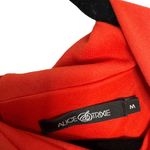 Alice & Trixie  Red Sleeveless Back Collar Pleated Dress Photo 3