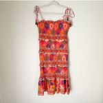 Farm Rio  Coral Summer Sun Mini Dress size M NEW Photo 2
