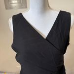 1. State  Black Wrap Jumpsuit Size 4 Modern Chic Minimalist Preppy Casual Photo 7