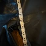 Aritzia  Wilfred Melina faux leather high rise straight black pant 00 Photo 5