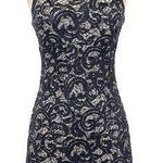 SM sequin lace floral cocktail dress Photo 0