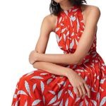 Diane Von Furstenberg  Nicola Dress in Mason Signature Red Photo 2