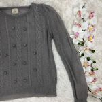 Urban Outfitters Pins and Needles Gray Pom Pom Mohair Sweater Medium Photo 2