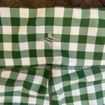 Tuckernuck Trellis Gingham Biker Shorts M NWT Green White 6” High Waist Pockets Size M Photo 5