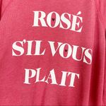 Wildfox Rose Sil Vous Plait Sweatshirt Jumper: Red Photo 4