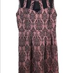 Enfocus Studio  Sleeveless Dress With Black Velvet Graphics Size 12 Photo 1