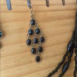 Kendra Scott ✨VINTAGE✨  Earrings/chicos multilayered blacked beaded necklace Photo 1