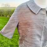 Ann Taylor Heathered Taupe Short sleeve Jacket Size Large Photo 6