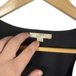 Loft Women’s Sleeveless Racerback Pocket Jumpsuit in Black Size XS Photo 8