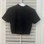 Lovers + Friends Black Mock Neck Crop Top Photo 1
