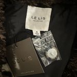 Le lis  Cheetah animal print Faux Fur cropped button jacket size Medium NWT Photo 7