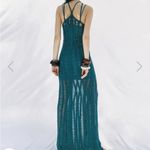 Urban Revivo SLEEVELESS CREW NECK KNITTED DRESS Blue Photo 7