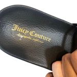 Juicy Couture Styx Black Embellished Logo Slides Women Sz 6 Photo 8