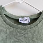 LIONESS  Sage Military Minds Ruched Side Bodycon Mini Dress Photo 3