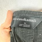 Norma Kamali  Plaid Pleated Knee Length Skirt Size 14 Academia Schoolgirl Preppy Photo 3