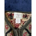 Susan Bristol Vintage 90’s Susan‎ Bristol Green Red Zip Up Sweater Vest Size Petite Medium Photo 3