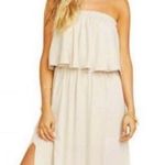 Show Me Your Mumu NWT Hacienda Maxi Dress SMALL Show Me The Ring Crisp beige Photo 2