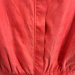 Chico's Chico’s animal print 1 M coral 3/4 sleeve zip up jacket pebbled reptile coral Photo 3