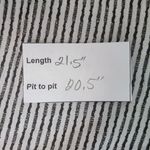 Style House Striped Black and White Blouse with Tie Waist NWT Size Medium Photo 1