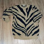 Love Sense L animal print design sweater dress Tan Size L Photo 0