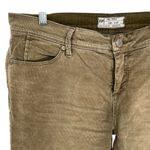 Free People  Corduroy Pants Olive Green Size 28 Photo 2