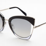 Emilio Pucci  EP0074 05C Black Square Sunglasses Women’s Sz 55-23-135 Photo 0