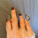 Kate Spade  nwt bracelet gold tone hinged black
“raising the bar” $78 Photo 6