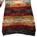 Ultra Flirt  Y2K Rainbow Knit Crochet Long Sleeve Dress Photo 9