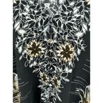 Free People  Birds of a Feather Black Combo Balloon Sleeve Peasant Top Small Boho Photo 6