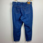 Levi's  Wedgie‎ Skinny Jeans 20W Dark Wash Denim Ankle Button Fly Fray Distressed Photo 3