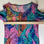 Lilly Pulitzer Lilly‎ Pulitzer Womens Porter Henley Top in Electric Feel Sz XS Preppy Vacation Photo 9