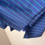 Peter Millar  Summer comfort blue striped polo shirt size XL Photo 4