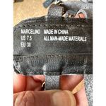 JustFab 15.5" Tall Gladiator Black Sandals buckle & zipper closing by Just Fab size 7.5 Photo 10