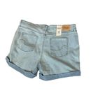 Women's Sunset Fiesta Signature by Levi Strauss & Co. Mid Rise Shorts size 18 Blue Photo 1