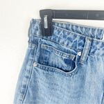 Princess Polly High Rise Fray Hem Five Pockets Blue Denim Jeans, Size 10 Photo 9