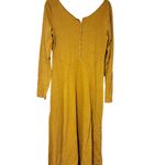 Free People BEACH XS CREAM MILES OF HENLEY MAXI DRESS NATURAL EL TOPO SWEATER Photo 1