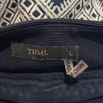 THML  embroidered blue shorts Photo 3