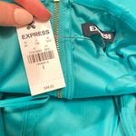 EXPRESS Aqua Green Sweetheart Neck Strapless Jumpsuit New with Tag Photo 12