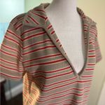 ZARA  Women's 70s Retro Style Cropped Pullover Knit V-Neck Collared Sweater Top M Photo 11