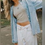 Parke Long Sleeve Denim Shirt Small NWT Blue Photo 10