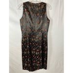 David Meister Dress Asian-Inspired Black Embroidered Floral Frog Closure 12 Photo 1