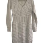 Venus ✨ Cable Knit Sweater Sz Medium Cream Dress✨ Photo 7